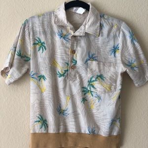 VINTAGE unisex Hawaiian print 1980s shirt